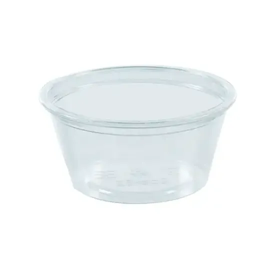 2oz Clear Compostable Portion Control Pot (d183p5)