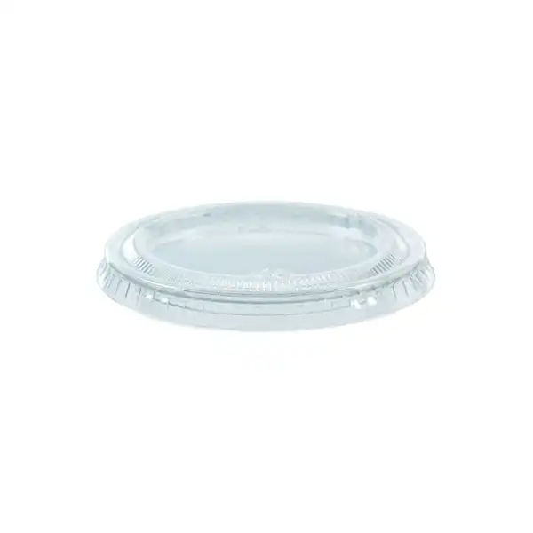 2oz Clear Compostable Portion Control Lid (d184p5)