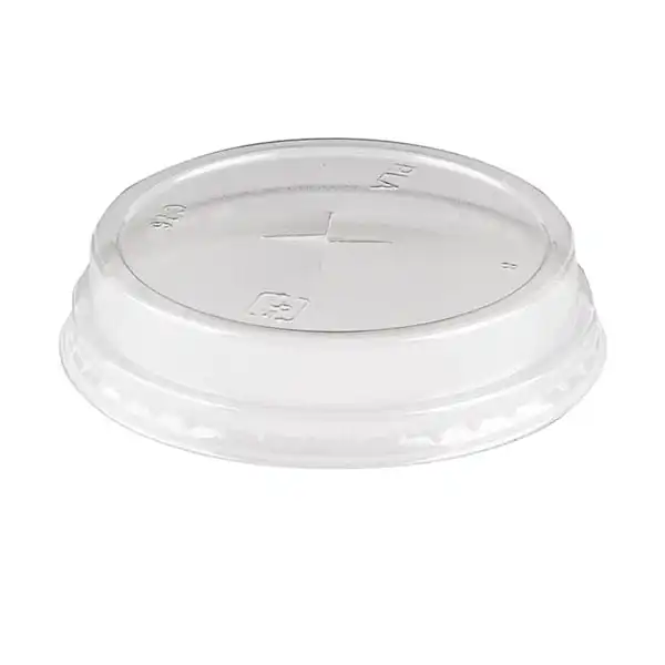 7oz Clear PLA Compostable Cold Cup Lids (d5194p5)