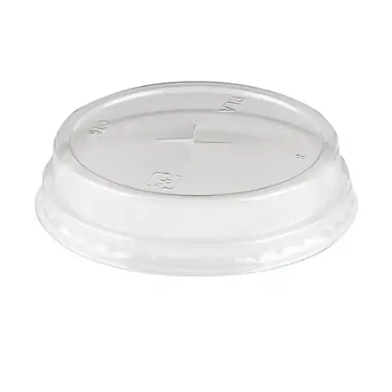 7oz Clear PLA Compostable Cold Cup Lids (d5194p5)