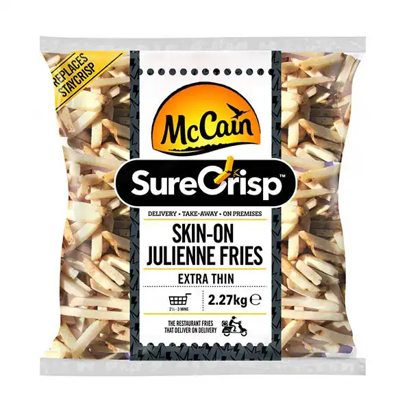 'Surecrisp' Skin-on Julienne Fries - Extra Thin (031156p2)