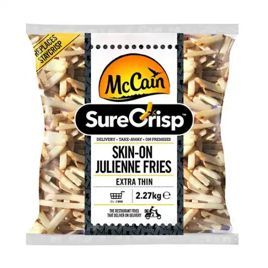 'Surecrisp' Skin-on Julienne Fries - Extra Thin (031156p2)