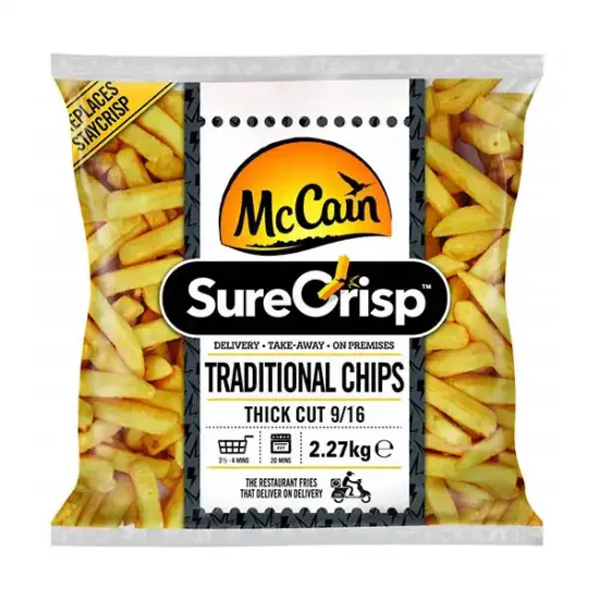 'Surecrisp' Traditional Thick Cut Chips - 9/16 (031159p2)