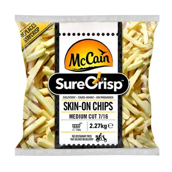 'Surecrisp' Skin-on Medium Cut Chips -  7/16 (031144p2)