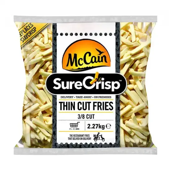 'Surecrisp' Skin-off Thin-cut Fries - 3/8 (031158p2)