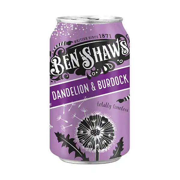 Ben Shaws Dandelion & Burdock Cans (a8620p2)