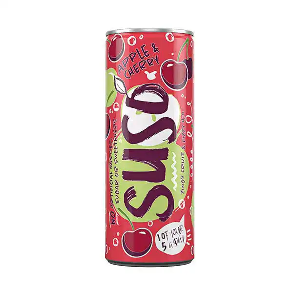 Suso Sparkling Apple & Cherry Cans (a8623p2)