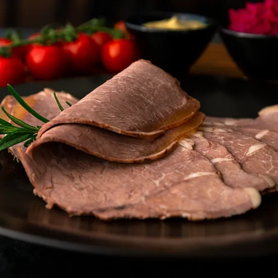 Sliced Cooked 100% Beef (z0726p1)