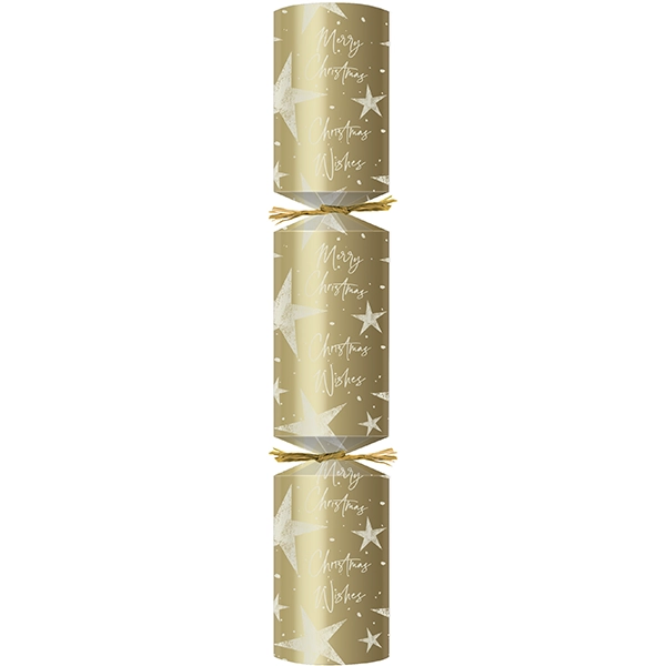 10" Gold Dazzling Star Christmas Cracker (273280p5)