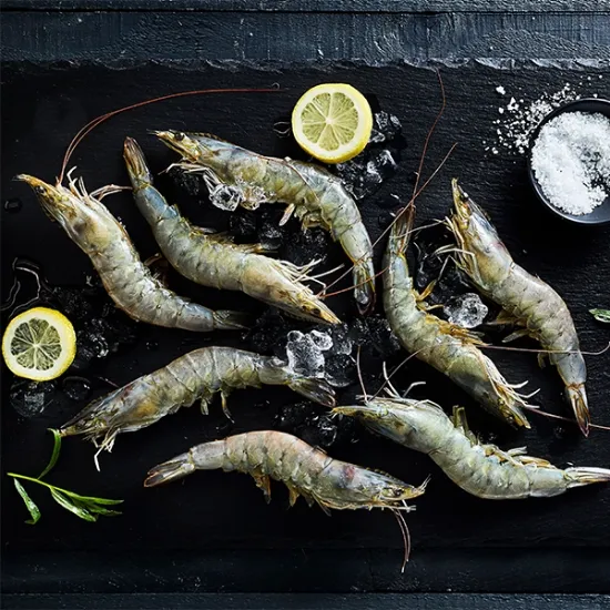 Whole Black Tiger Prawns (16/20) (185928p1)