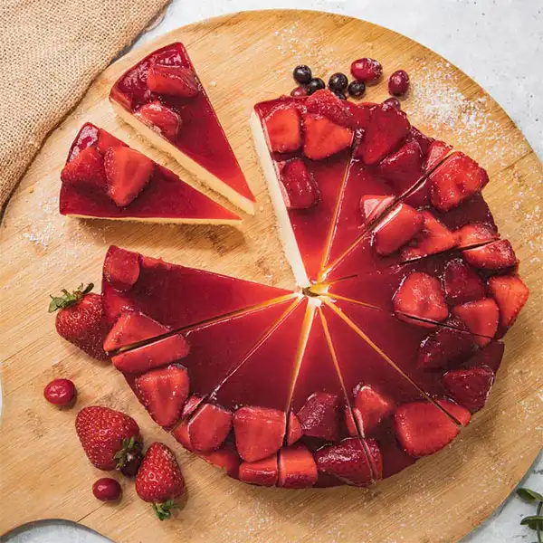 Gluten Free Luxury Strawberry Cheesecake (74000p1)