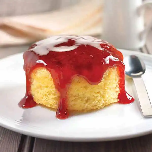 Jam Sponge Puddings (Round) (343402p1)