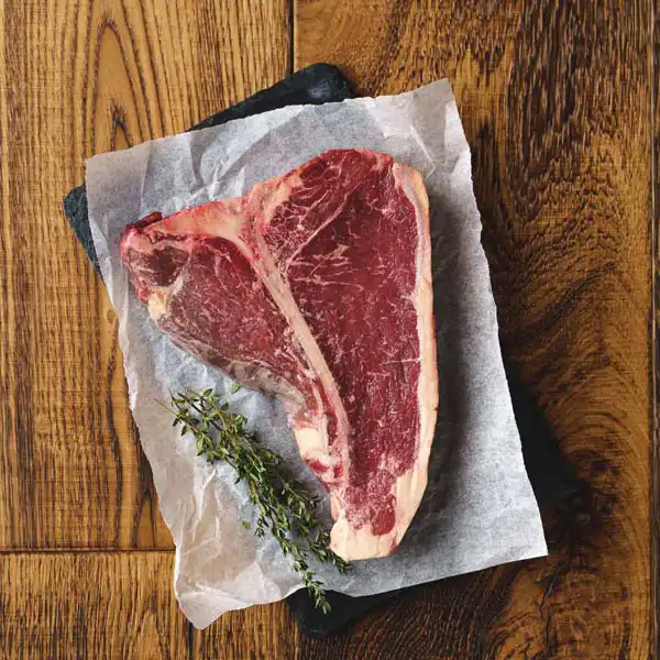 British Beef T-Bone Steak - Avg. 20oz, Each (bb3028p5)