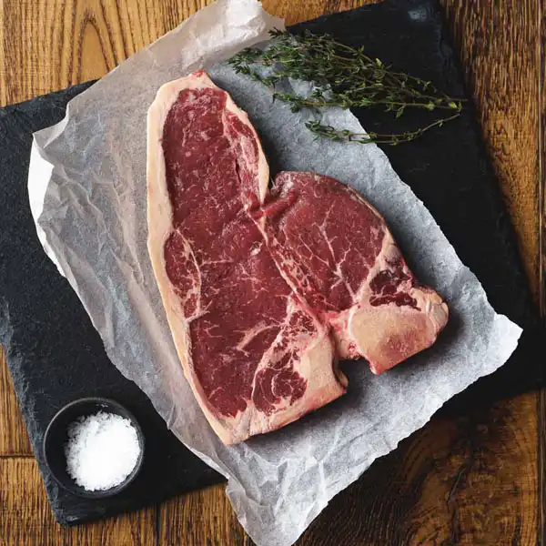 British Beef T-Bone Steak - Avg. 22oz, Each (bb3057p5)