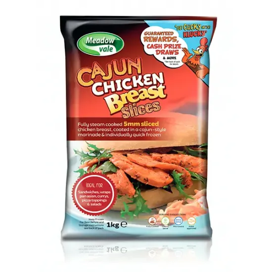 Sliced Cajun Chicken Breast Meat (626229p2)