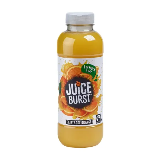 Juice Burst Fairtrade Orange Juice Bottles (a97986p2)