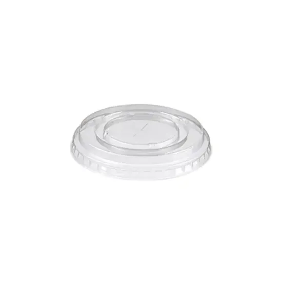 Solutionware Clear RPET Flat Lids (with straw slot)9/12/16oz (d5082p2)