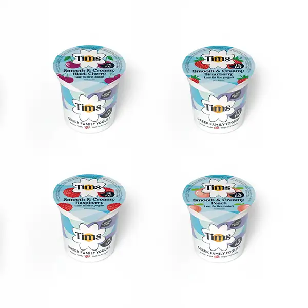 Low Fat Mixed Fruit Greek Style Yoghurts (z6231p2)