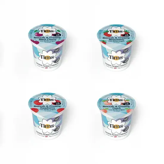 Low Fat Mixed Fruit Greek Style Yoghurts (z6231p2)