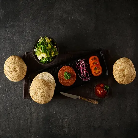 Panesco Gluten Free Sesame Hamburger Bun (37023p1)