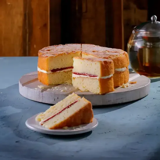 Gluten Free Victoria Sponge Cake (1195p1)