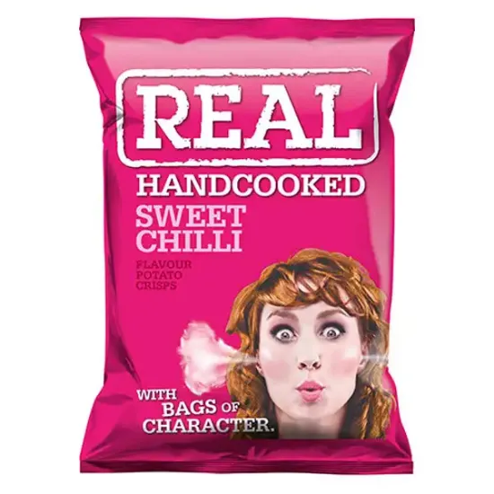 Hand Cooked Sweet Chilli  Flavour Crisps (a1074p2)