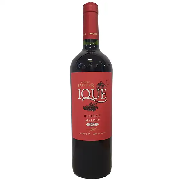 Enrique Foster, Ique Malbec Reserve 13% ABV, 2024 (al038p2)