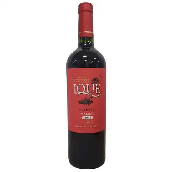 Enrique Foster, Ique Malbec Reserve 13% ABV, 2024 (al038p2)