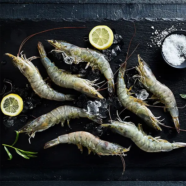 Whole Black Tiger Prawns (16/20) (185928p1)