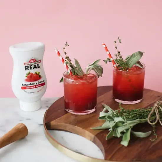 Re'al Strawberry Puree Infused Syrup (a99100p1)