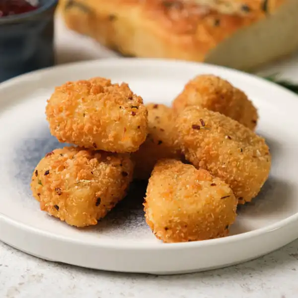 Panko Coated Rosemary & Garlic Brie Wedges (242684p1)