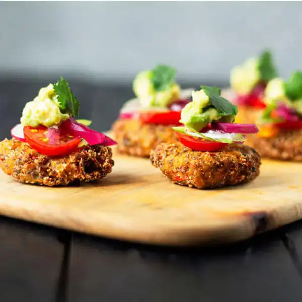 Gluten Free & Vegan Spicy Corn Fritters (0626p1)