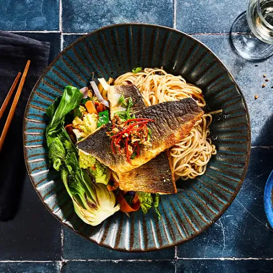Skin-on Seabass Fillets, 110-140g (185545p1)