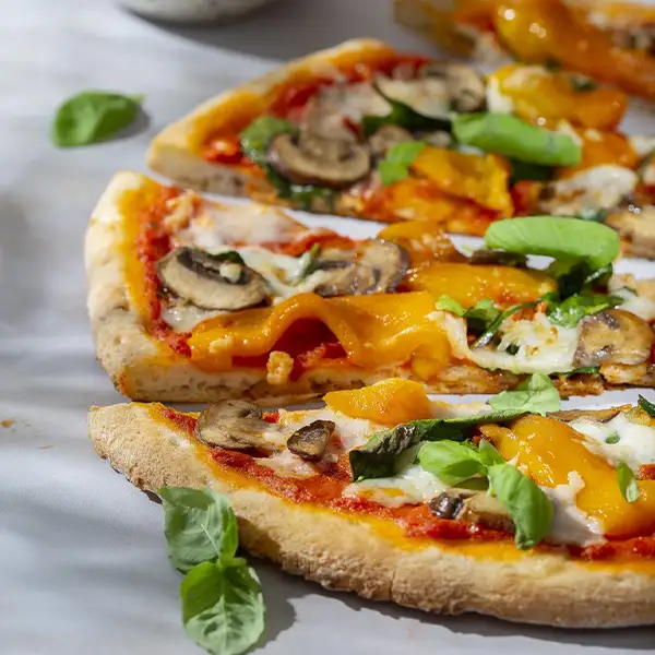 12" Gluten Free & Vegan Sourdough Multidark Pizza Bases (32146p1)