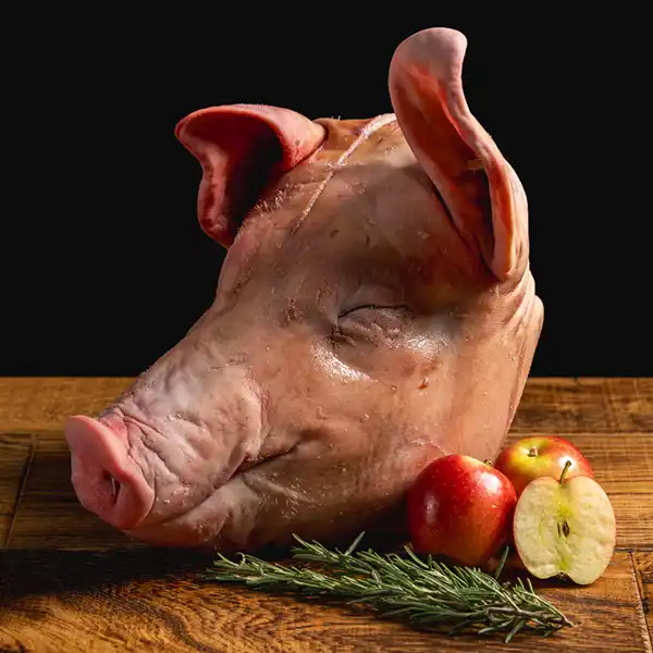 Pork - Whole Pigs Head, Avg. 5kg, Each (bp0002p1)