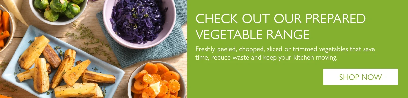 prepared vegetables fresh produce