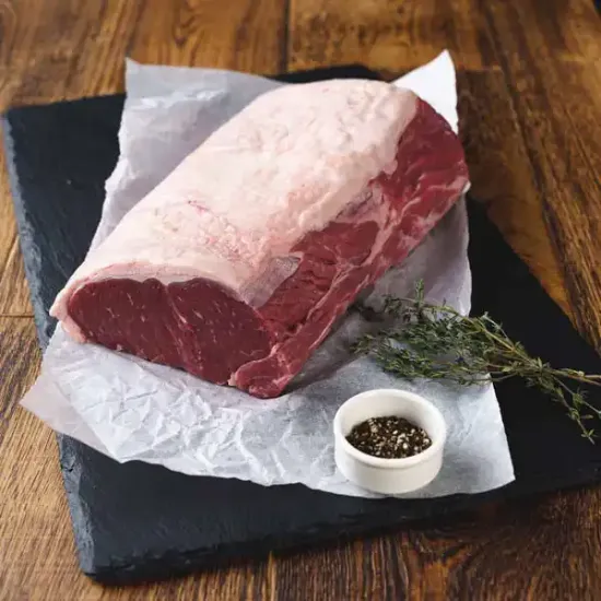 British Beef Striploin Half Boneless Joint - 3-3.5kg+ (bb0224p5)