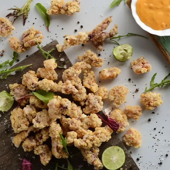 Lightly Dusted Calamari with tentacles (lightly-dusted-calamari-with-tentaclesp1)