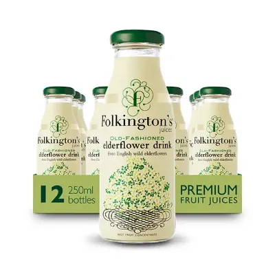 Folkington’s Old-Fashioned Elderflower Juice Bottles ()