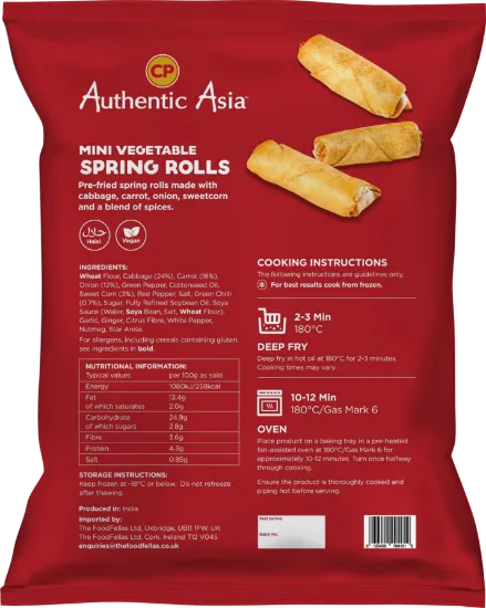 Mini Vegetable Spring Rolls (242698p5)