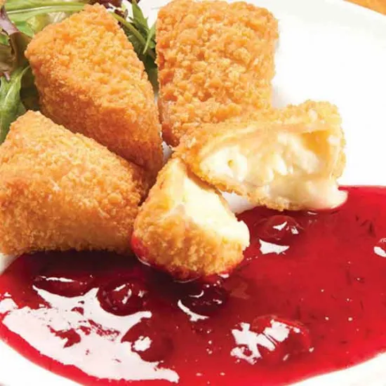 Breaded Brie Wedges (242715p1)