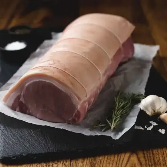 Pork - Loin, Half, Boneless, Rind On, Avg. 2.5-3kg (bp0048p1)