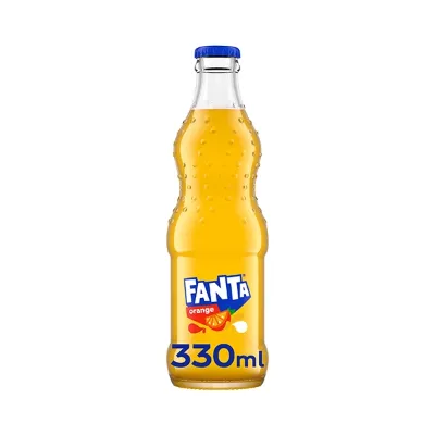 Fanta Orange Glass Bottles ()