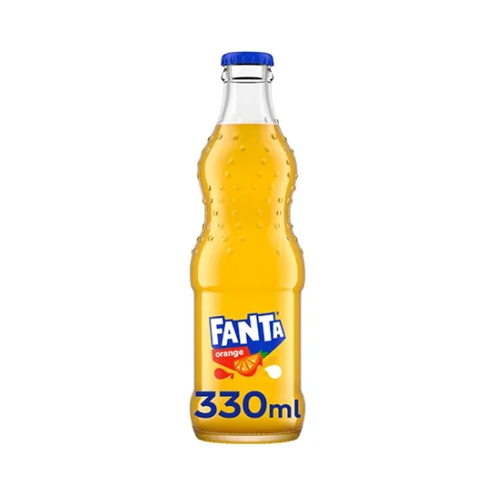 Fanta Orange Glass Bottles (a8523p2)