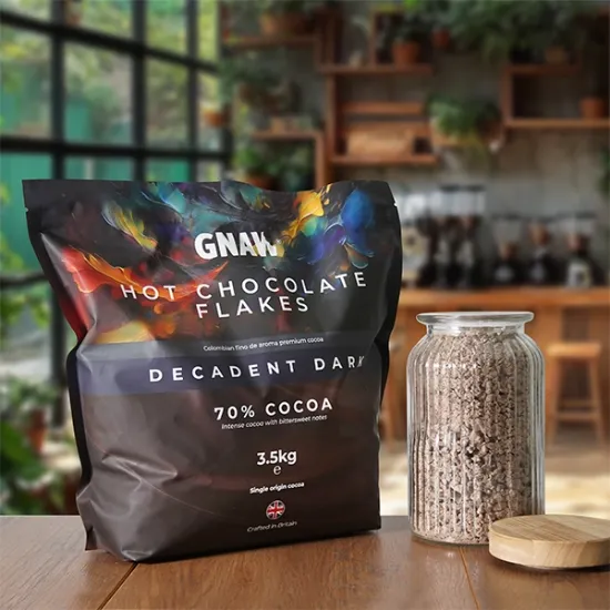 70% Dark Hot Chocolate Flakes (a87100p1)