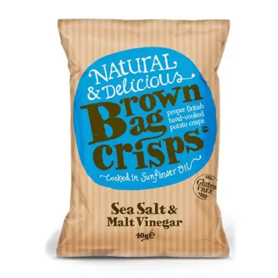 Sea Salt & Malt Vinegar Crisps ()