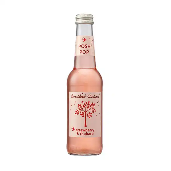 Posh Pop Strawberry & Rhubarb Bottles (a8410p2)