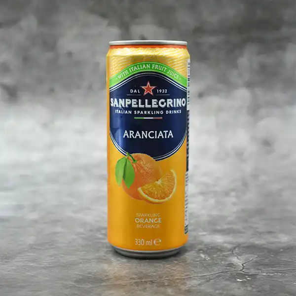 San Pellegrino Aranciata Cans (a8592p2)