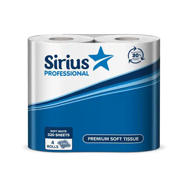 White Premium Toilet Roll 2 Ply (c8543p2)