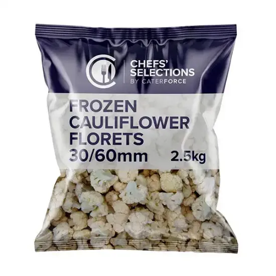 Chefs' Selection Frozen Cauliflower Florets 30/60mm (0108p2)